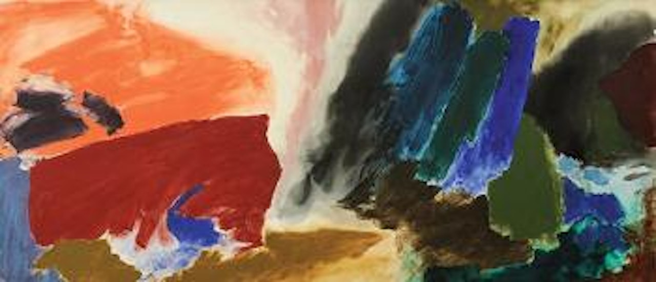 Dark barrier by Friedel Dzubas