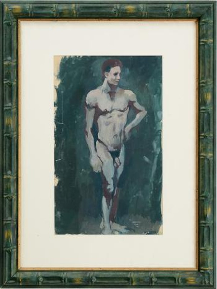 Standing male nude by Pavel Tchelitchew