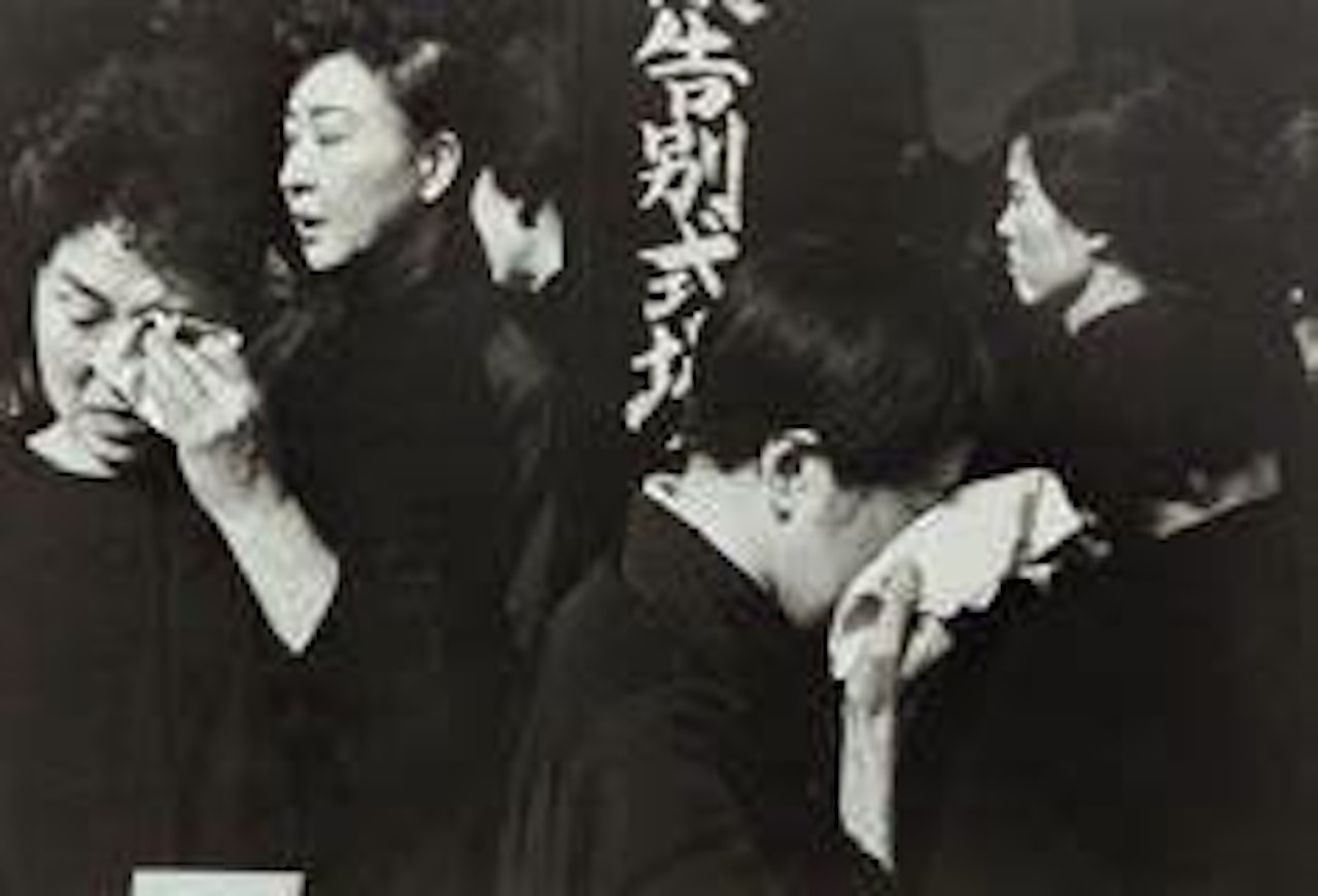 Kabuki actor's funeral, Japan by Henri Cartier-Bresson