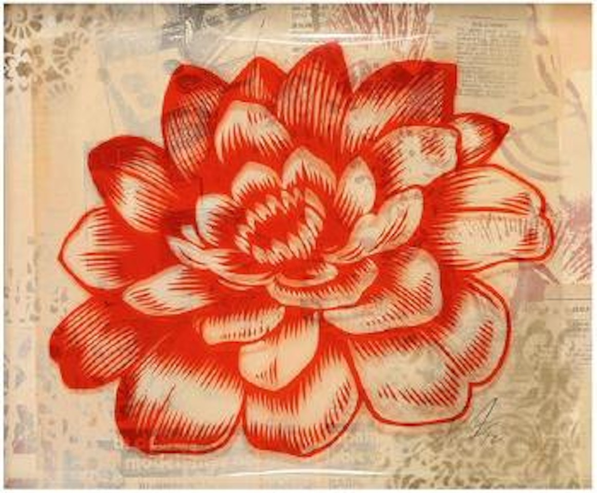 Station to station flower 3 by Shepard Fairey