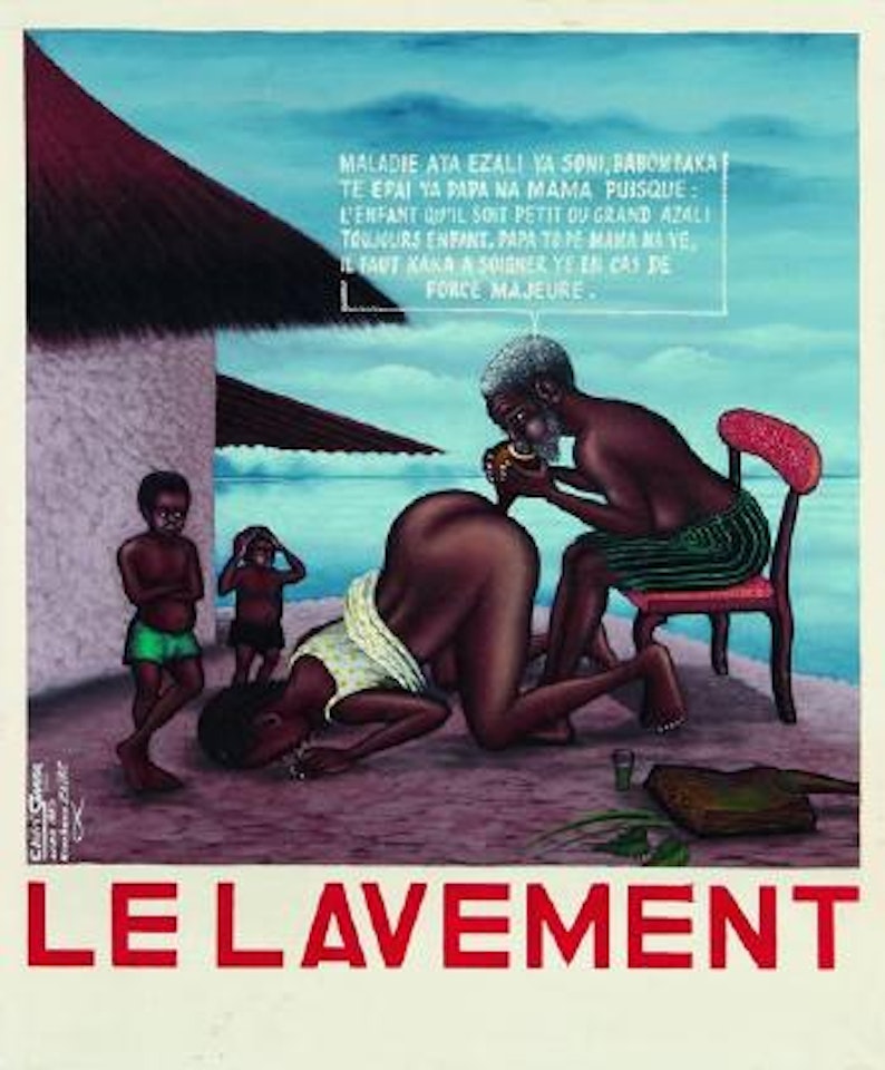 Le lavement by Chéri Samba