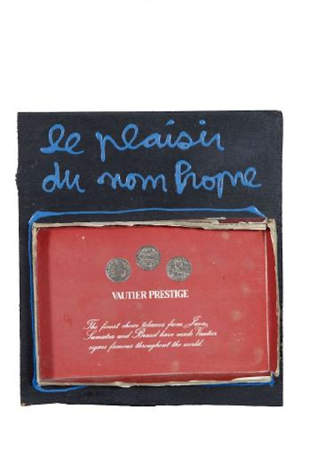 Le plaisir du nom propre by Ben Vautier