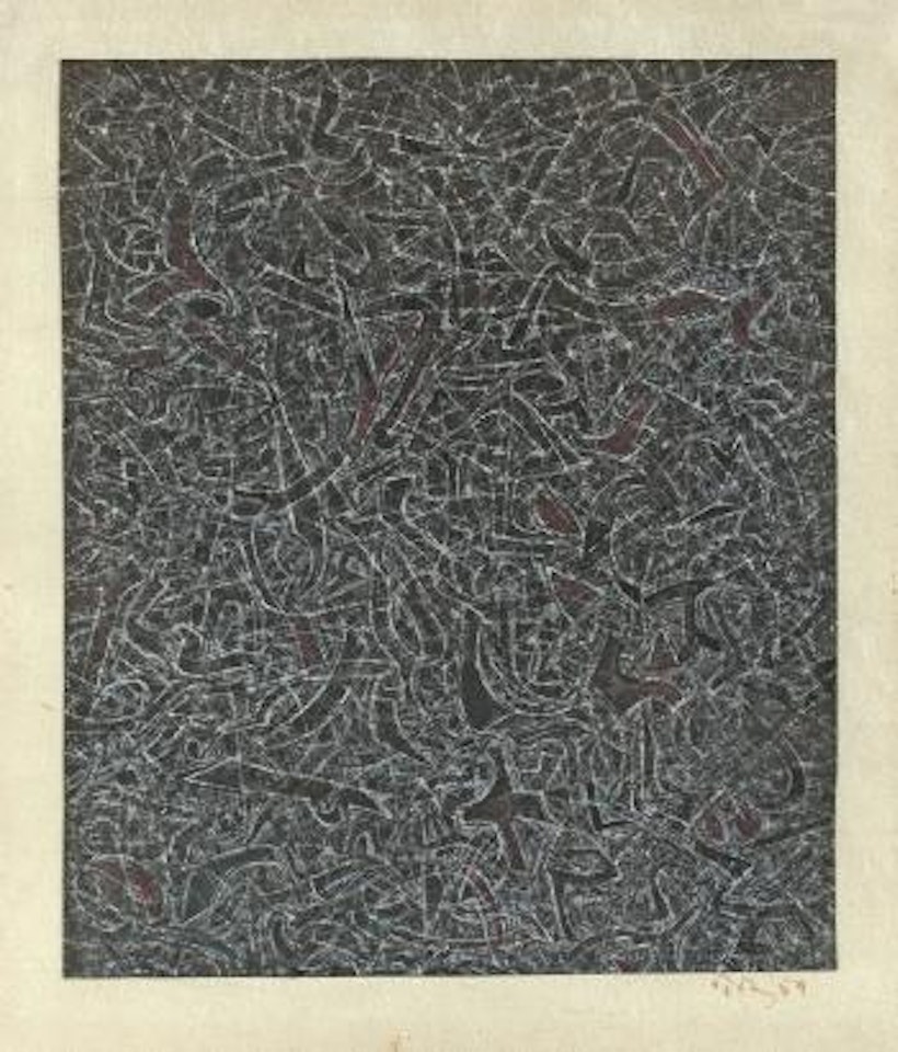 Dark And Light by Mark Tobey