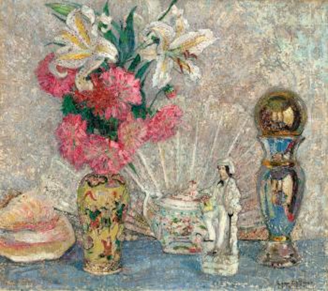 Nature Morte Avec Fleurs by Leon de Smet
