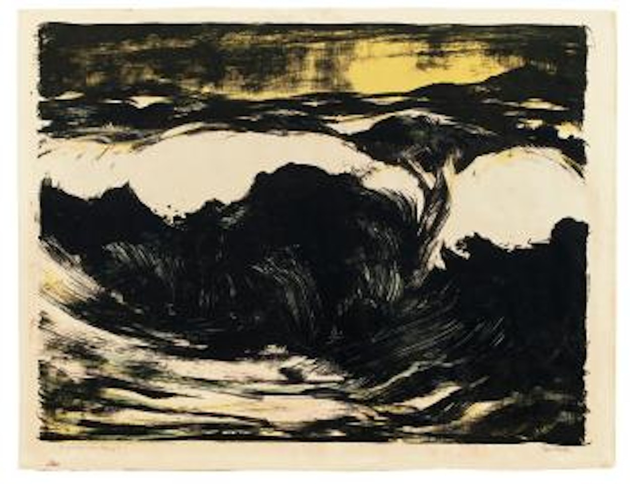Meer (Auch Betitelt: Welle) by Emil Nolde