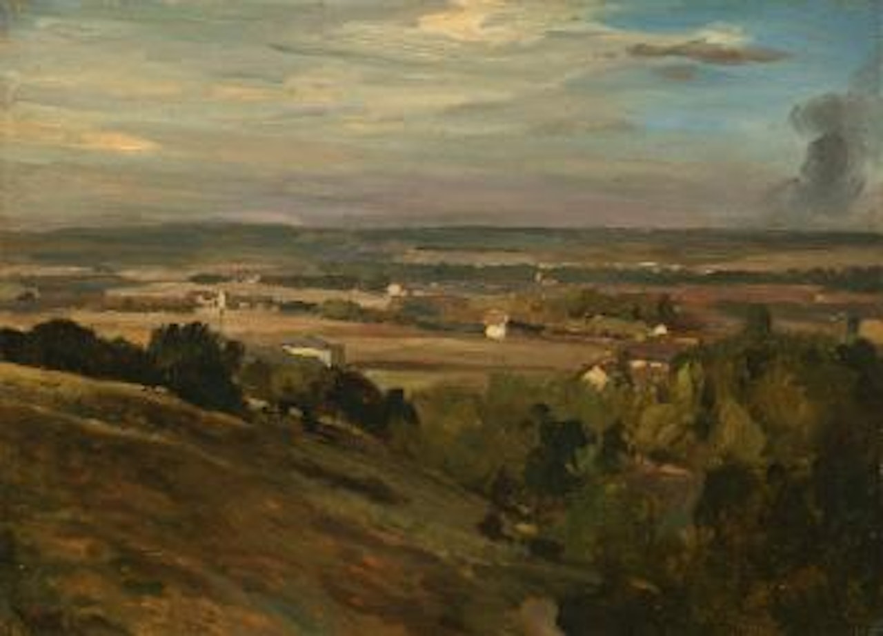 Blick Über Das Elbtal Bei Dresden by Christian Friedrich Gille