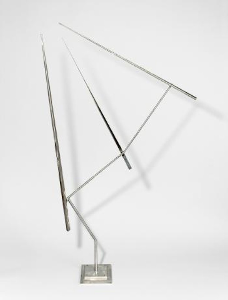 Four Fixed Three Moving Lines by George Rickey