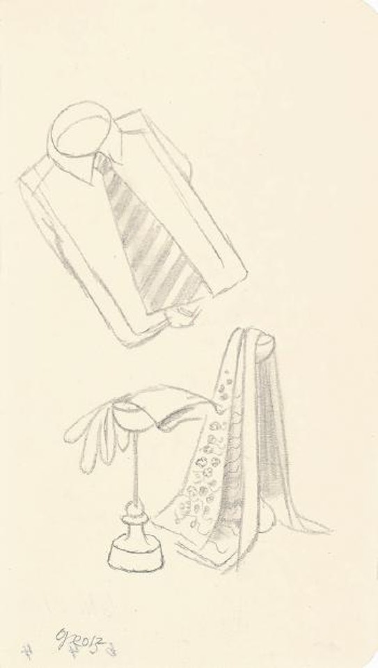 Schaufensterauslagen Mit Hemd Und Krawatten by George Grosz