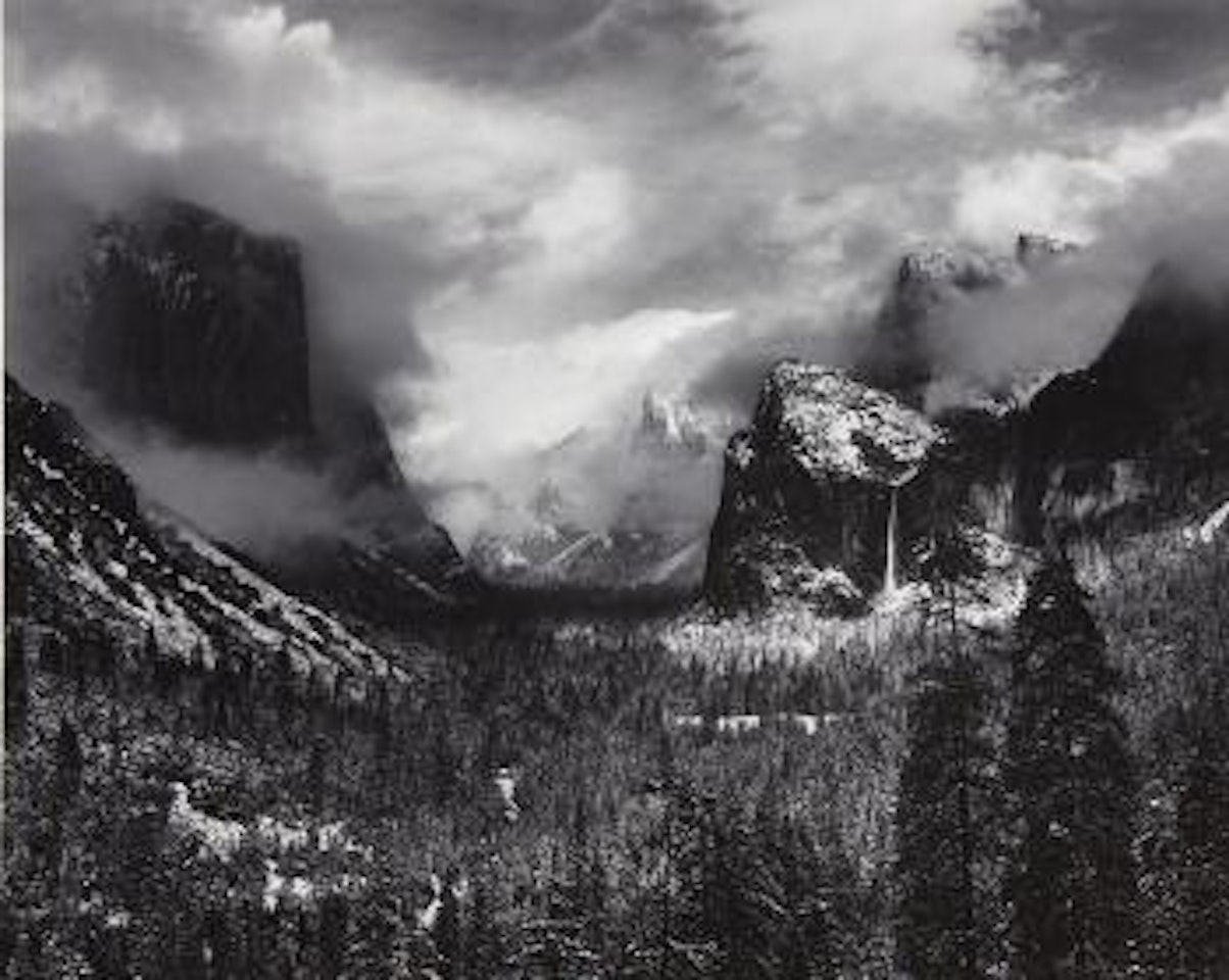 Clearing Winter Storm Yosemite National Park California, 1944 by Ansel Adams