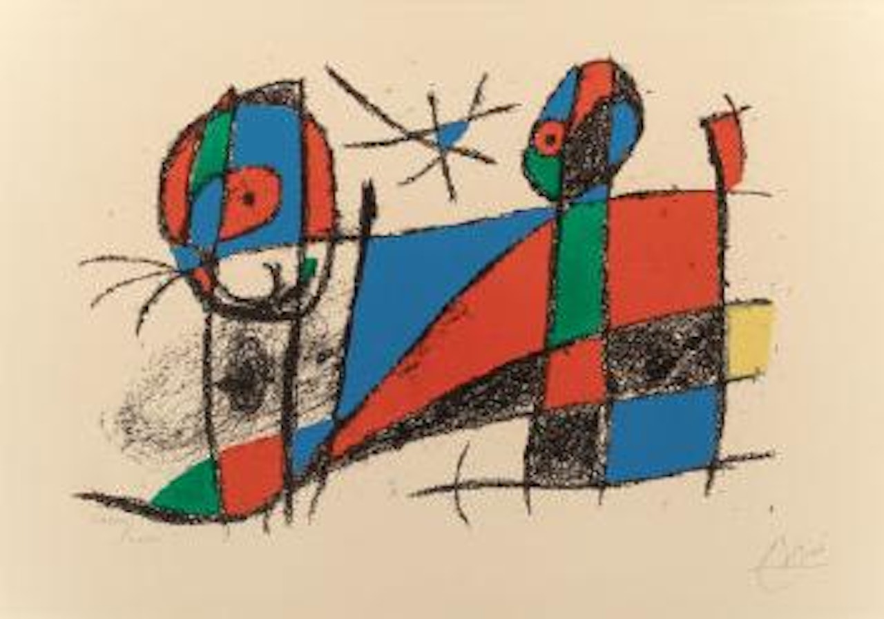 Lithograph II, No. VI by Joan Miró