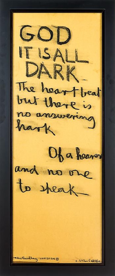 God is all dark by Colin Mccahon