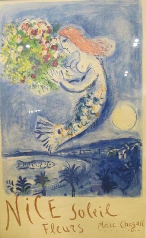 Nice soleil fleurs by Marc Chagall