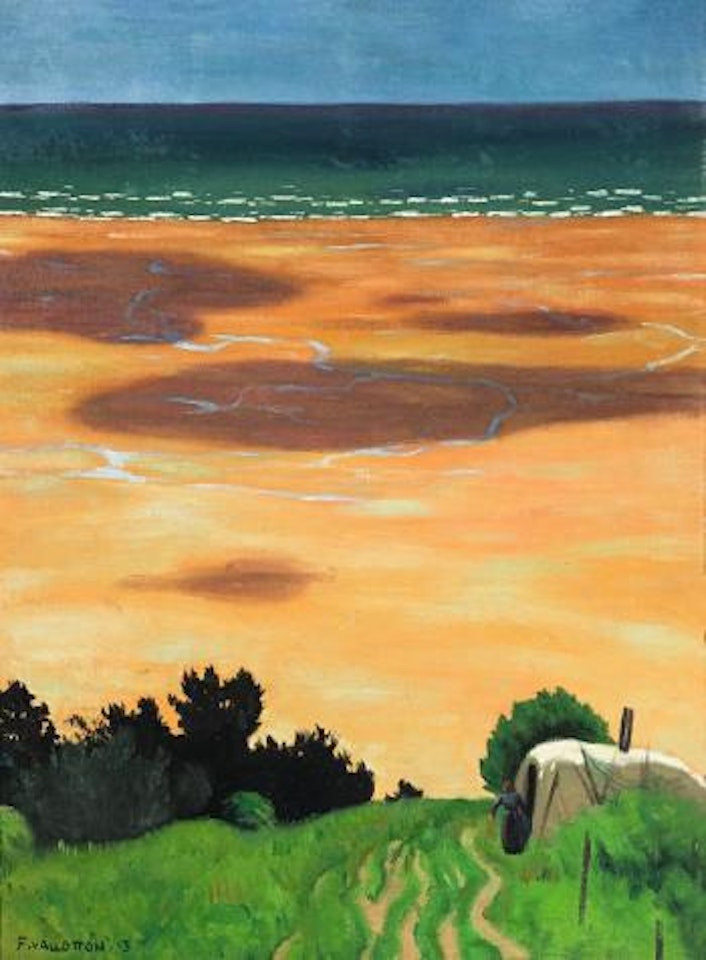 Marée montante, Houlgate by Félix Vallotton