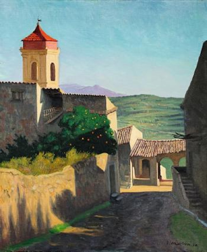 Une rue à Cagnes by Félix Vallotton