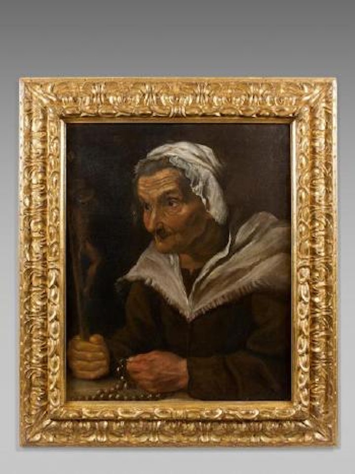 La dévotion d'une mère by Annibale Carracci