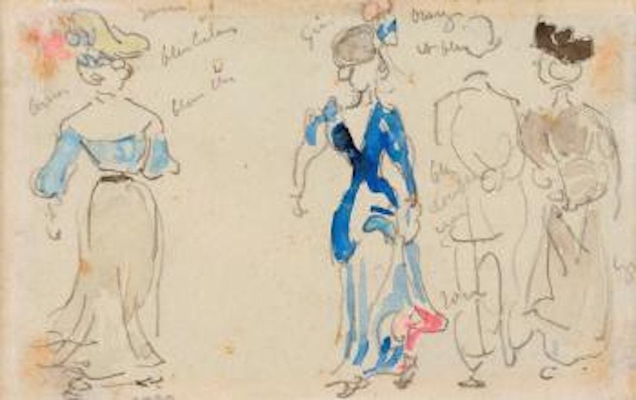 La promenade des élégantes by Louis Valtat