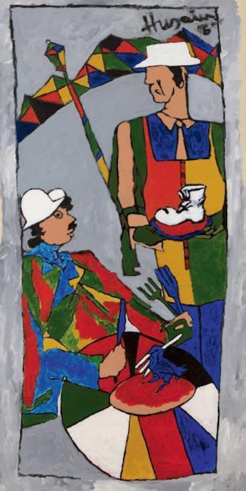 Charlie by M.F. Husain