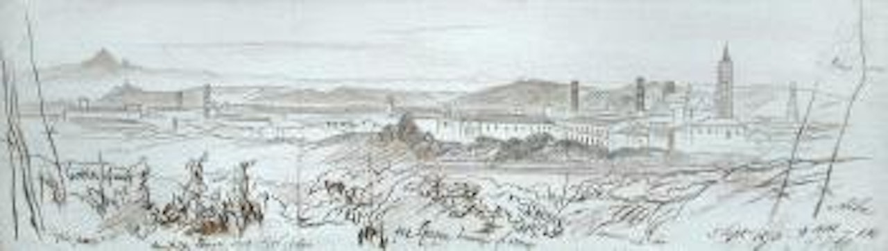 View of Alba by Edward Lear