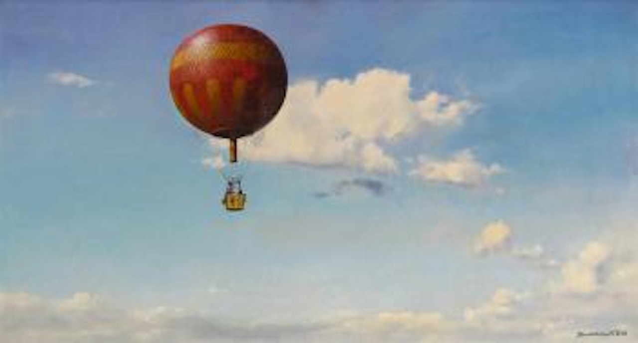 Hot air ballooning by Donald Grant