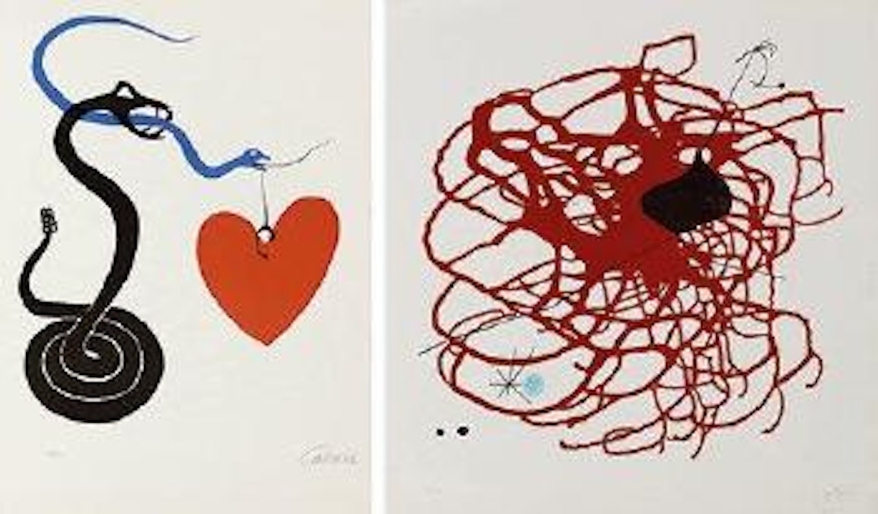 Mois mondial du coeur by Alexander Calder by Joan Miró