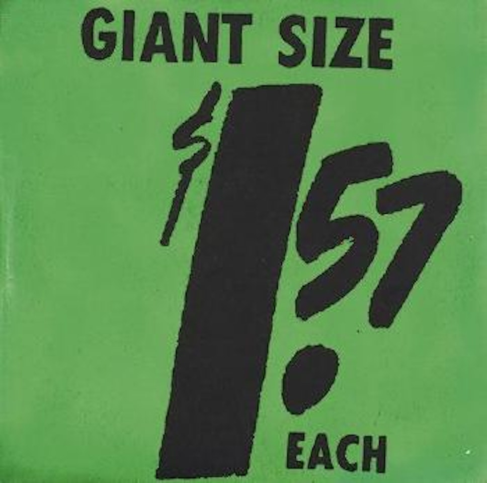 $1.57 Giant size by Andy Warhol