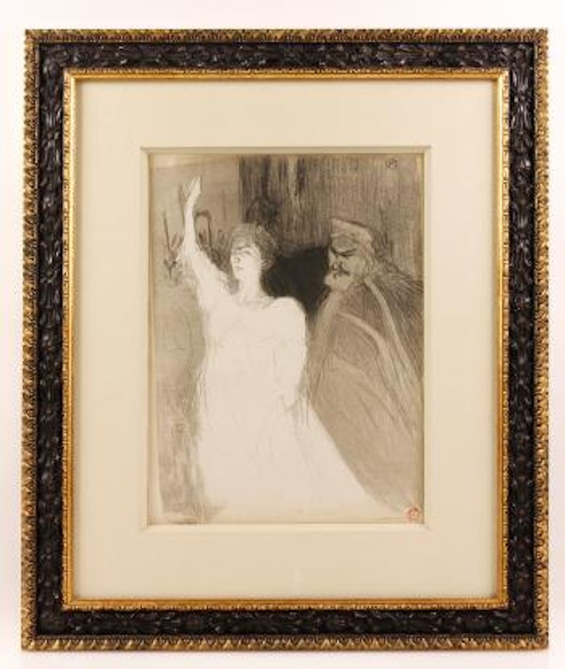 Bartet et Mounet-Sully dans Antigone by Henri de Toulouse-Lautrec