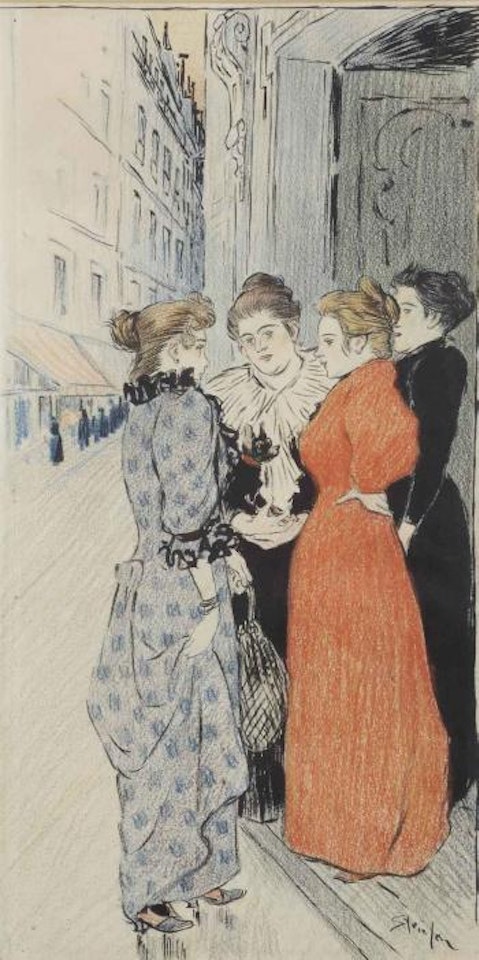 Les Rues Amoureuses by Théophile Alexandre Steinlen