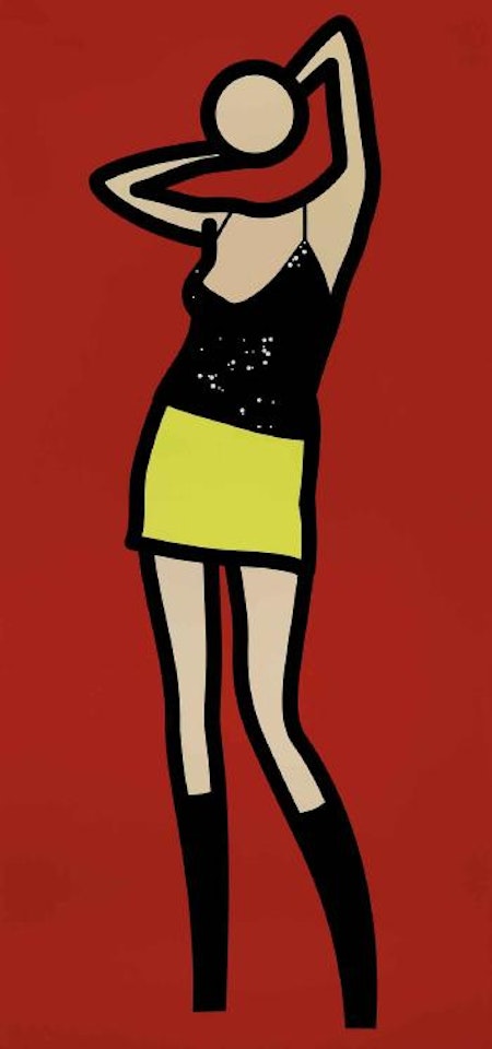 Sara Dancing 3 by Julian Opie