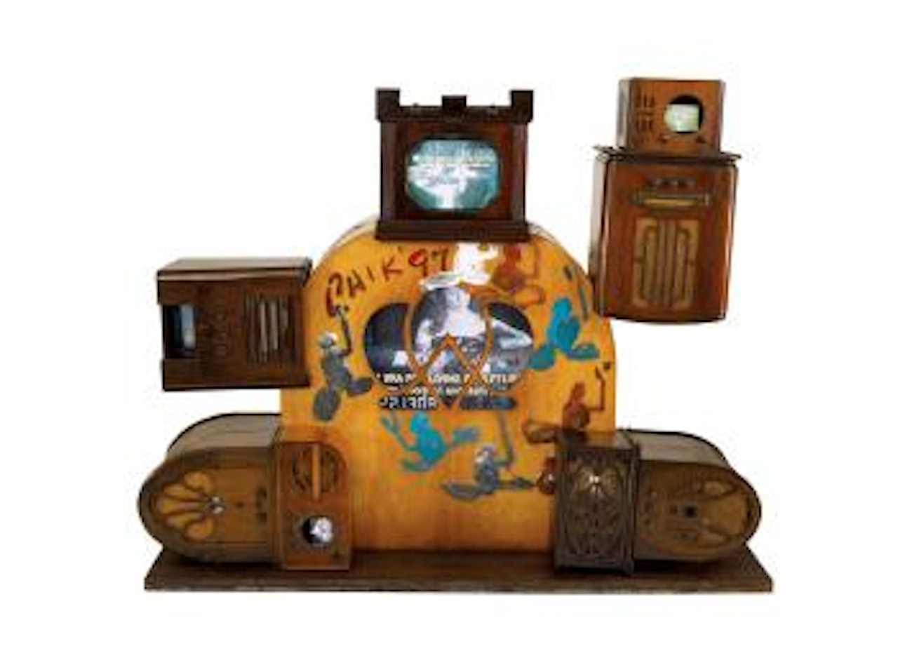 Buddha King by Nam June Paik