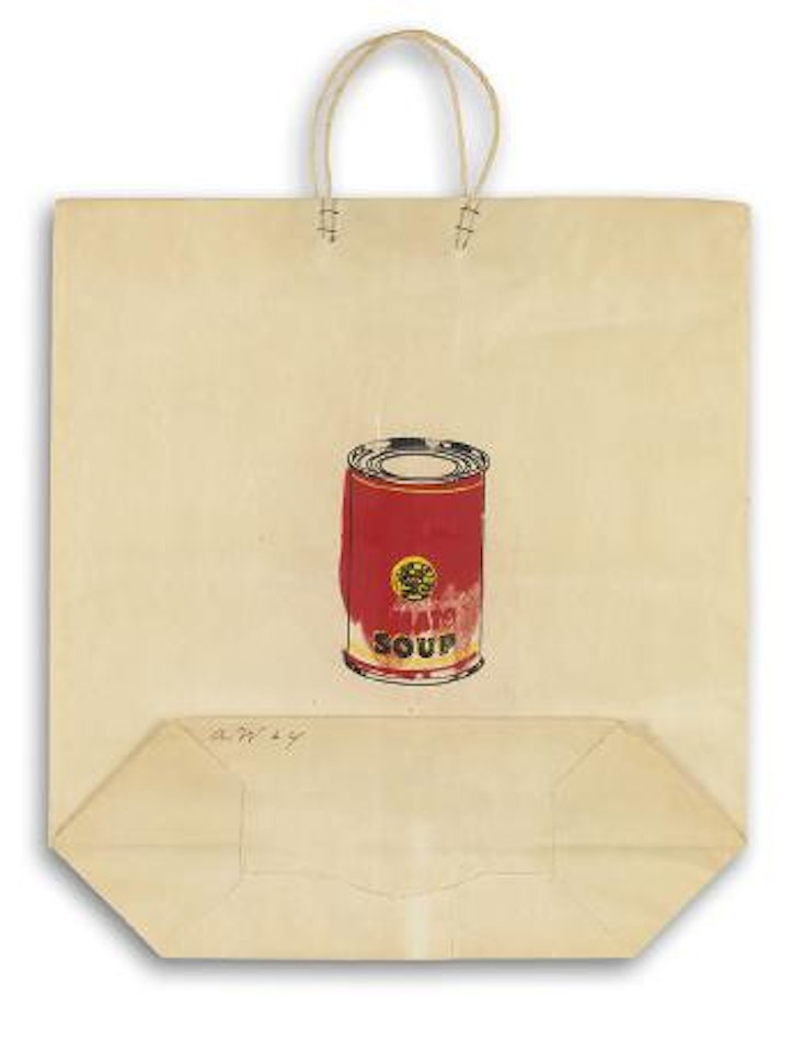 Campbell's Soup Can on a Shopping Bag by Andy Warhol