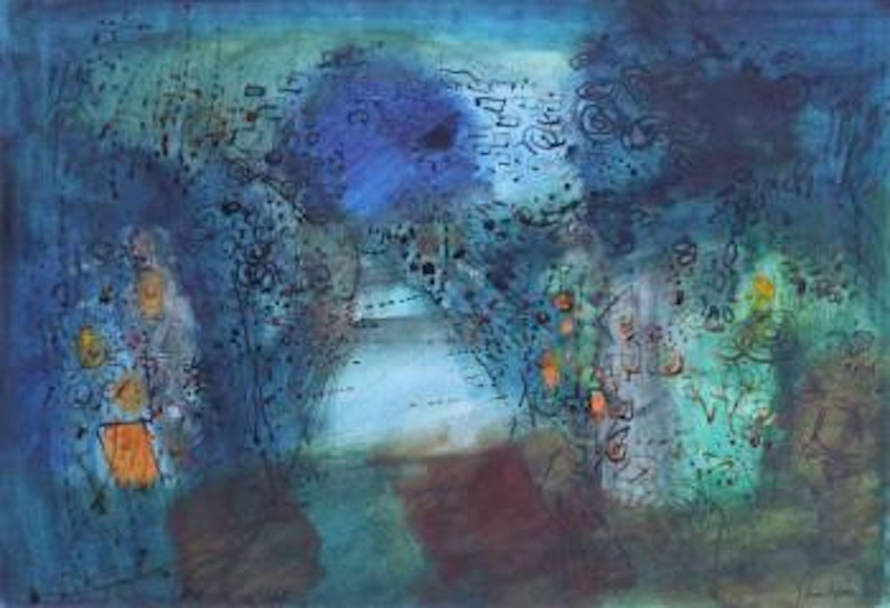 Lane towards the Rocks, Pembrokeshire by John Piper
