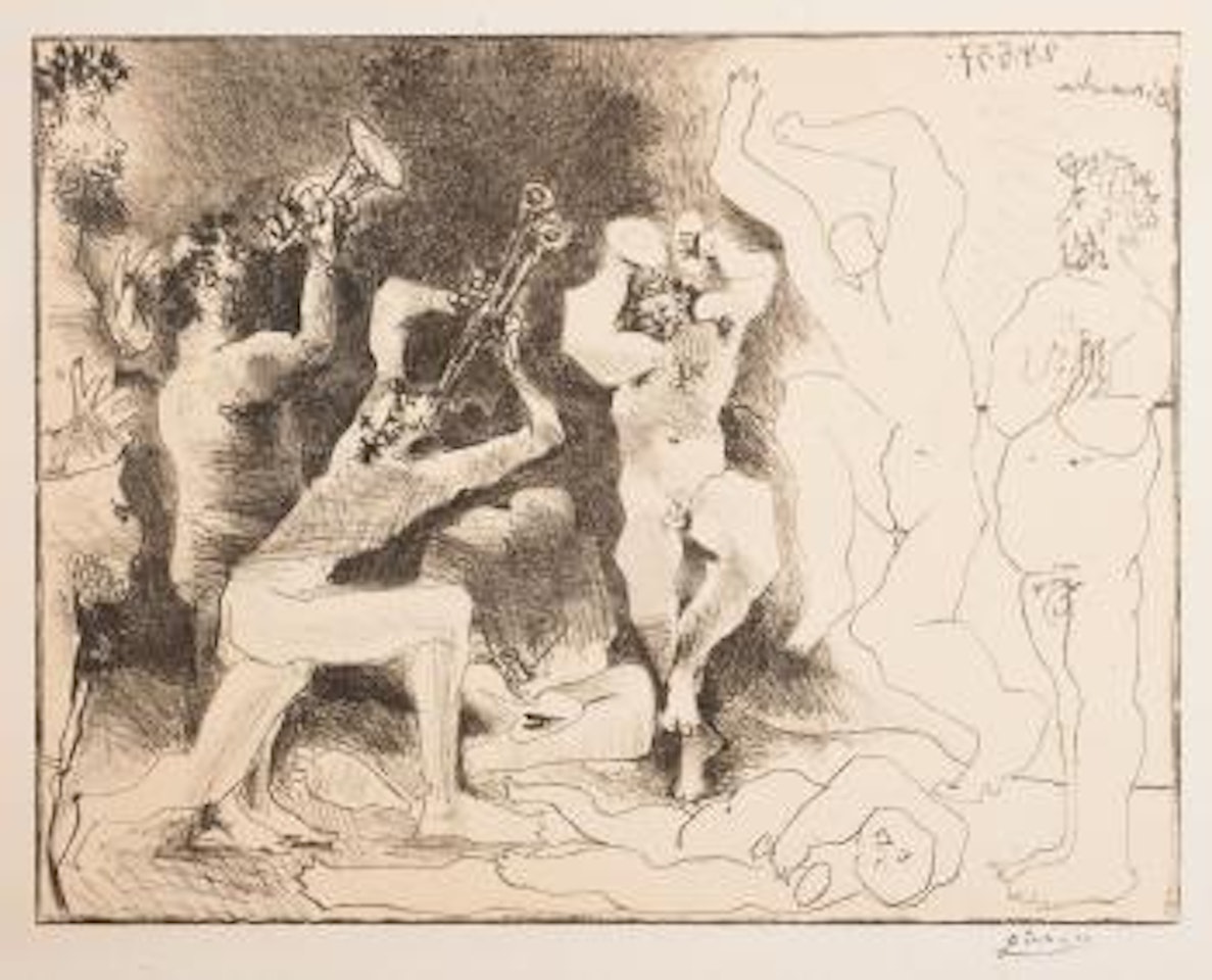 La danse des faunes by Pablo Picasso