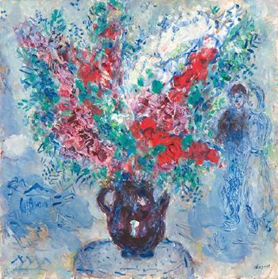 Bouquet de fleurs by Marc Chagall