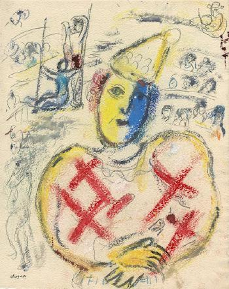 Le Cirque, esquisse by Marc Chagall