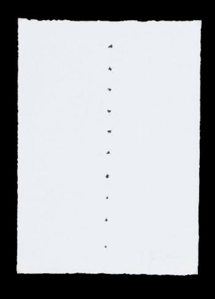 Concetto spaziale by Lucio Fontana