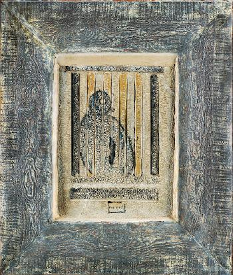 Oiseau en cage by Max Ernst