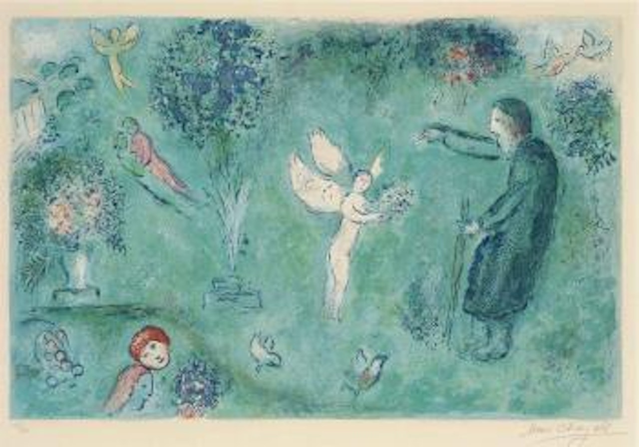 Le Verger de Philétas, from Daphnis et Chloé by Marc Chagall