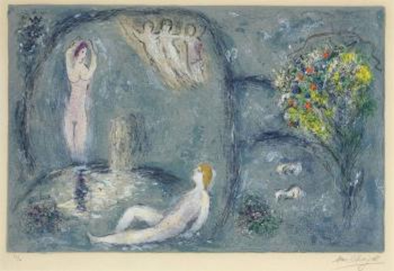 La Caverne des Nymphes, from Daphnis et Chloé by Marc Chagall