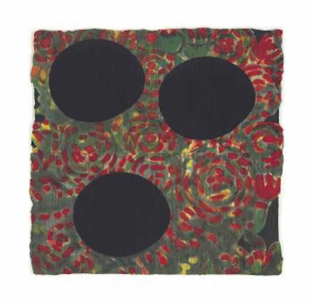 Black Eggs and Roses by Donald Sultan
