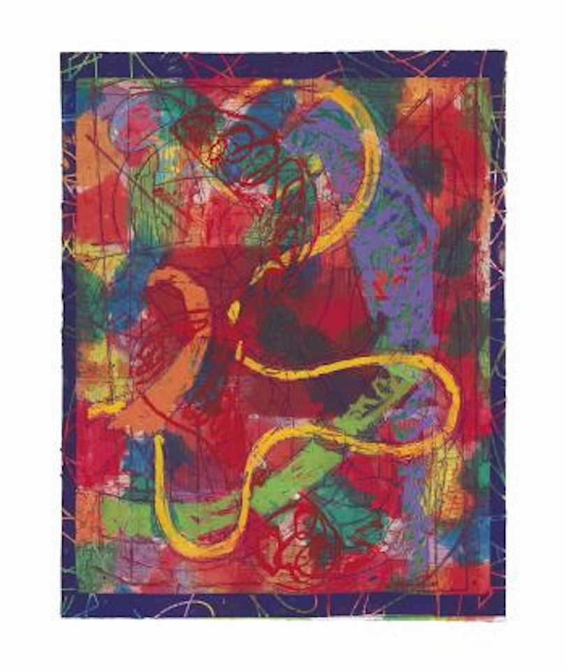 Estoril Five II, from Circuits by Frank Stella