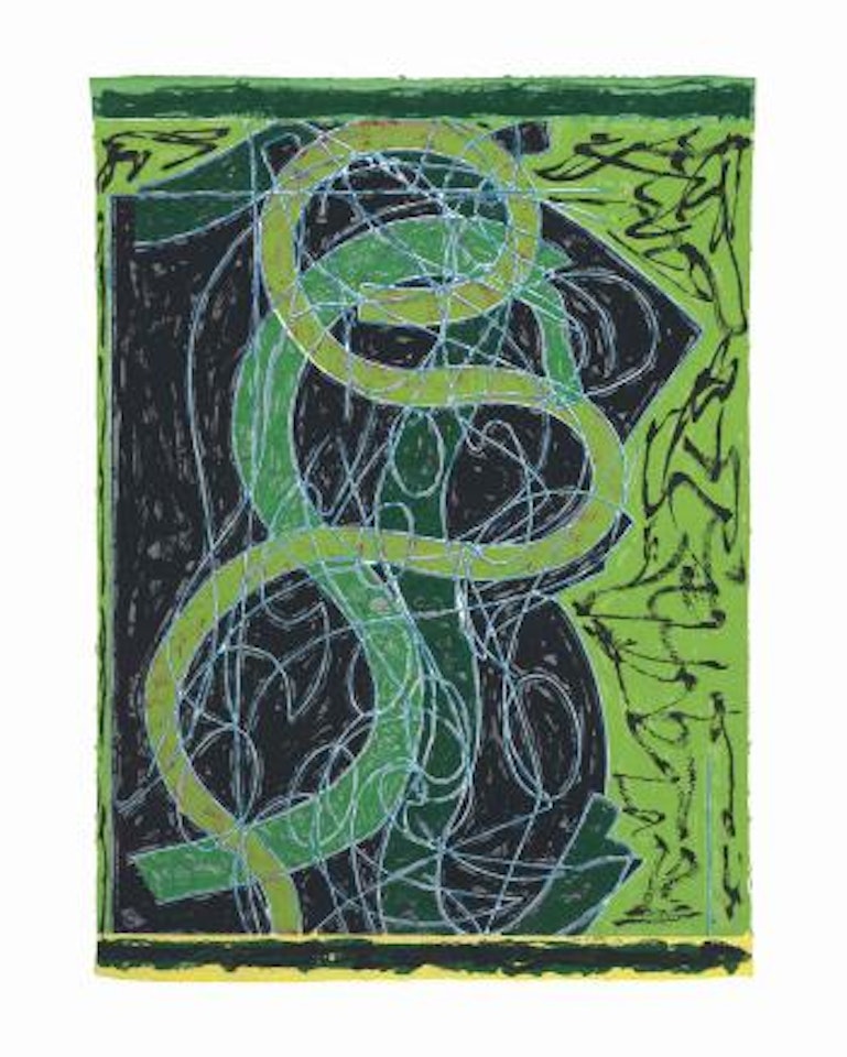 Imola Five II, from Circuits by Frank Stella