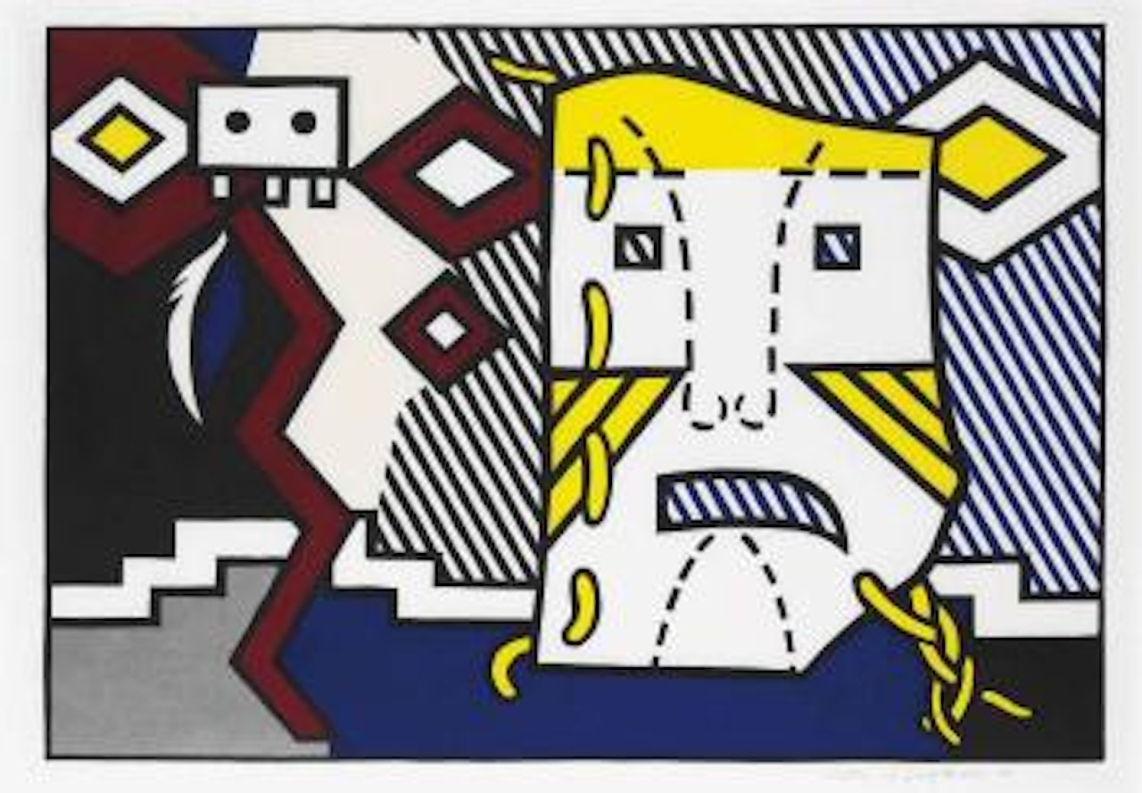 American Indian Theme V, from American Indian Theme by Roy Lichtenstein