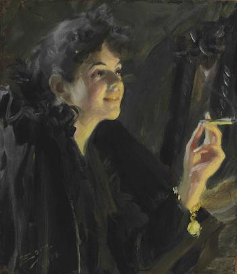 The Cigarette Girl by Anders Zorn