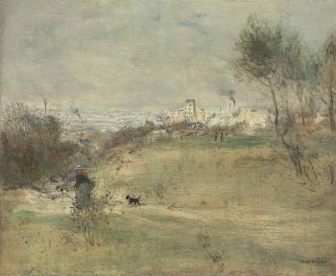 Promenade Dans La Banlieue De Paris by Jean Francois Raffaelli