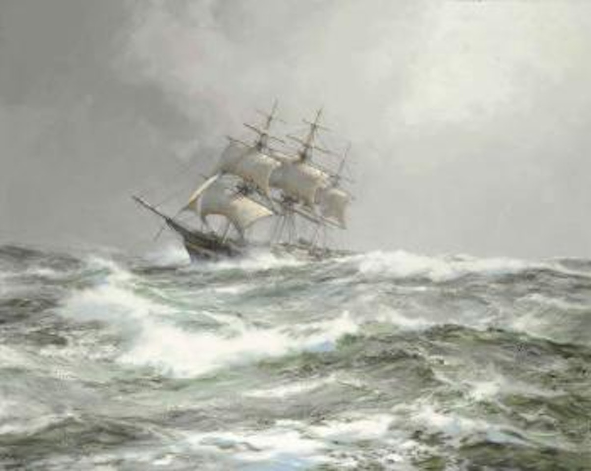 Atlantic Packet - The Devonshire, 1859 by Montague Dawson