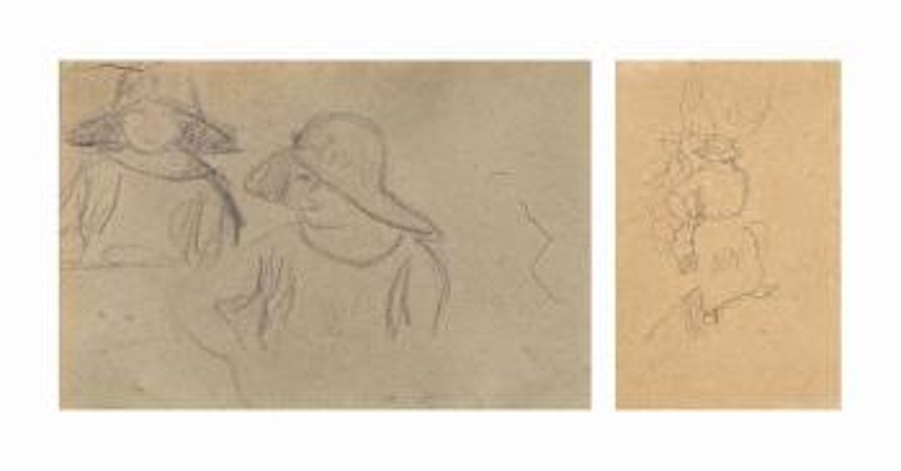 Deux Femmes Aux Chapeaux; and Deux Paysannes by Pierre Bonnard