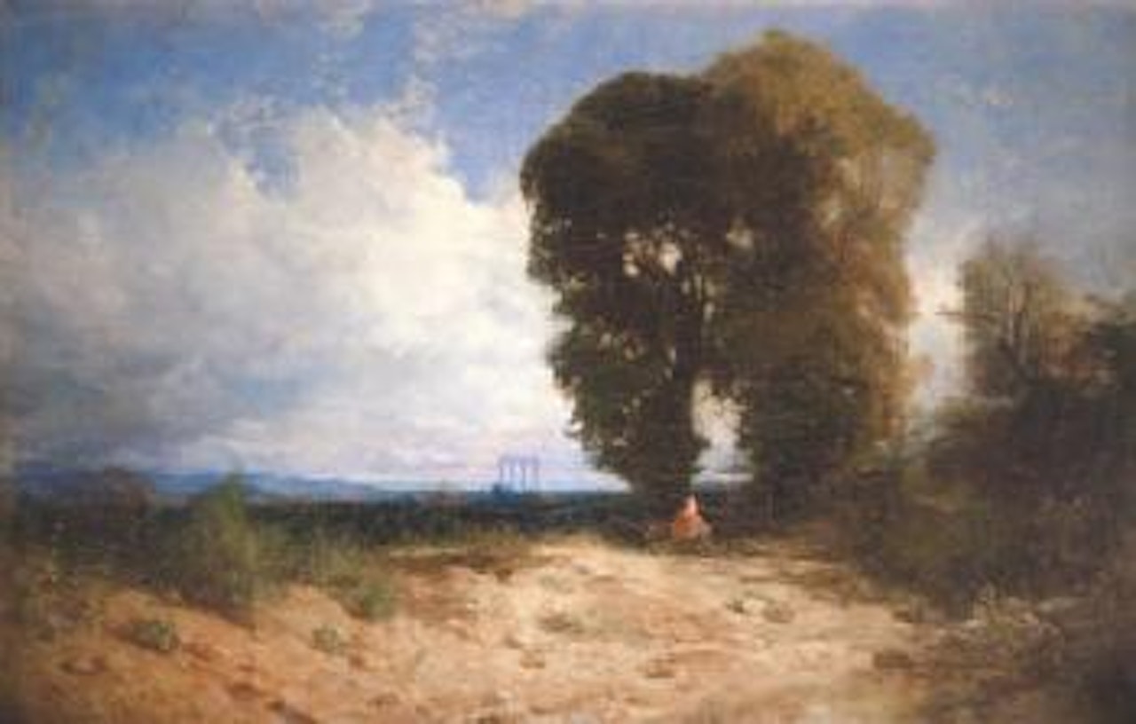 Paysage romain by Félix Ziem