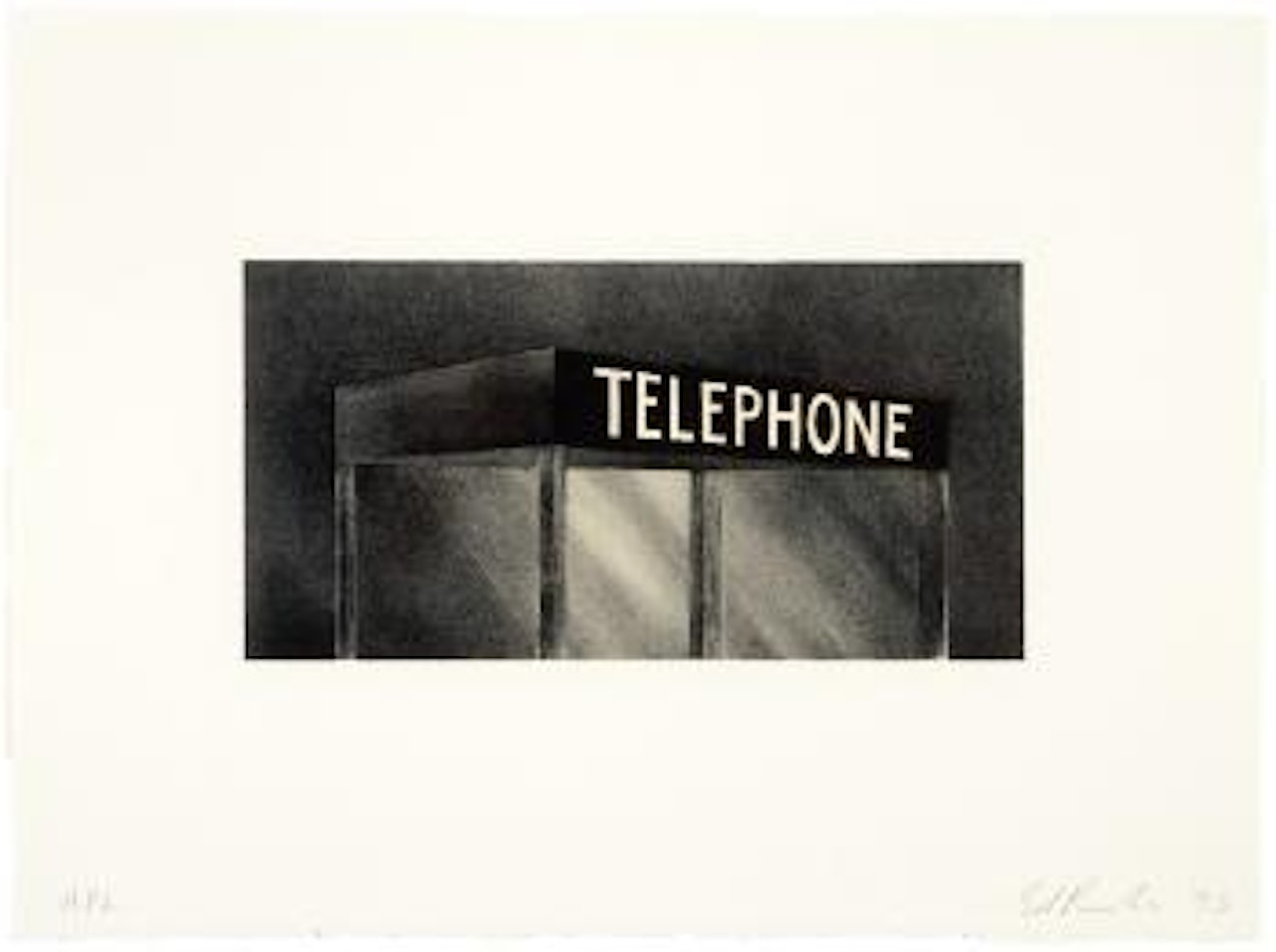 Telephone (Archi-Props series) by Ed Ruscha