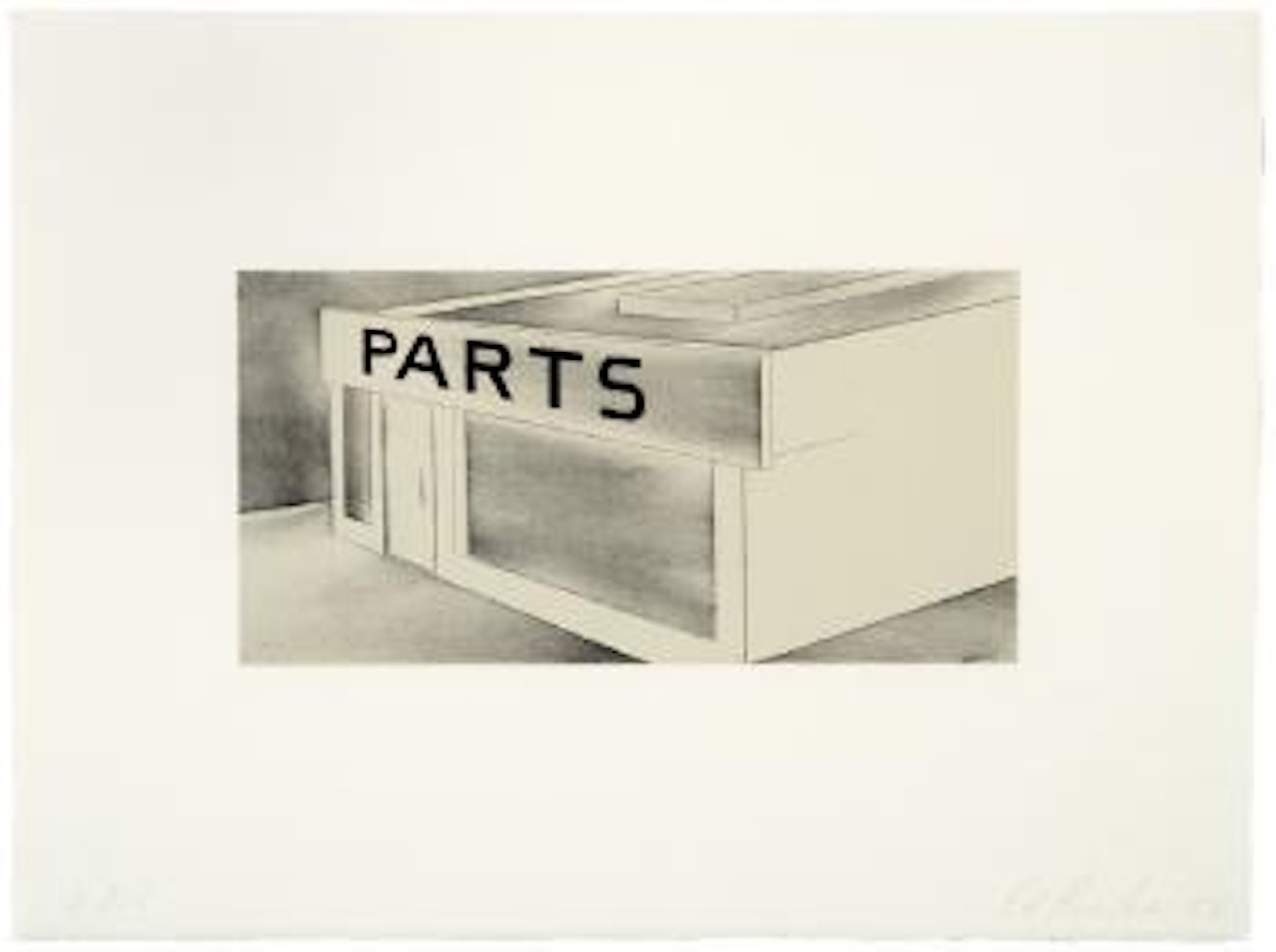 Parts (Archi-Props series) by Ed Ruscha