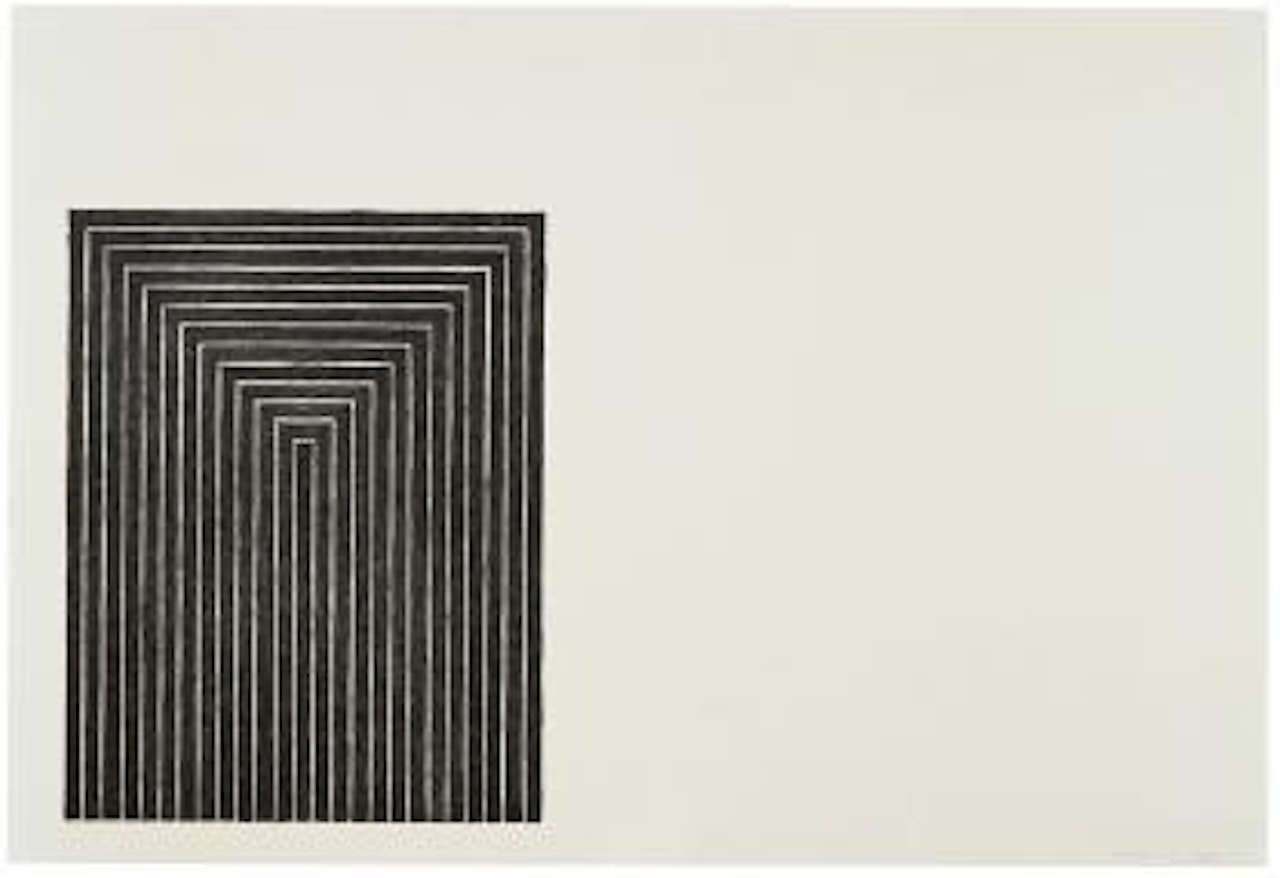 Clinton Plaza (Black Series I) by Frank Stella